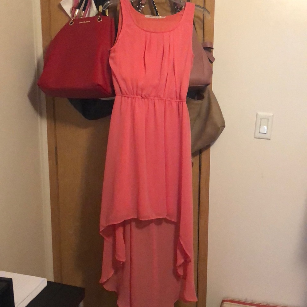 Peach dress